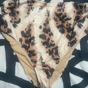Cacique Wild Print Swim Bottom